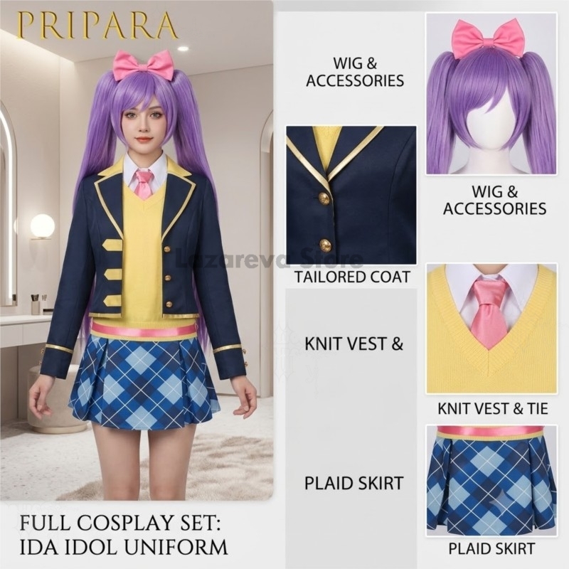 Pripara Manaka Laala Cosplay C - Party Games School 评论和价格