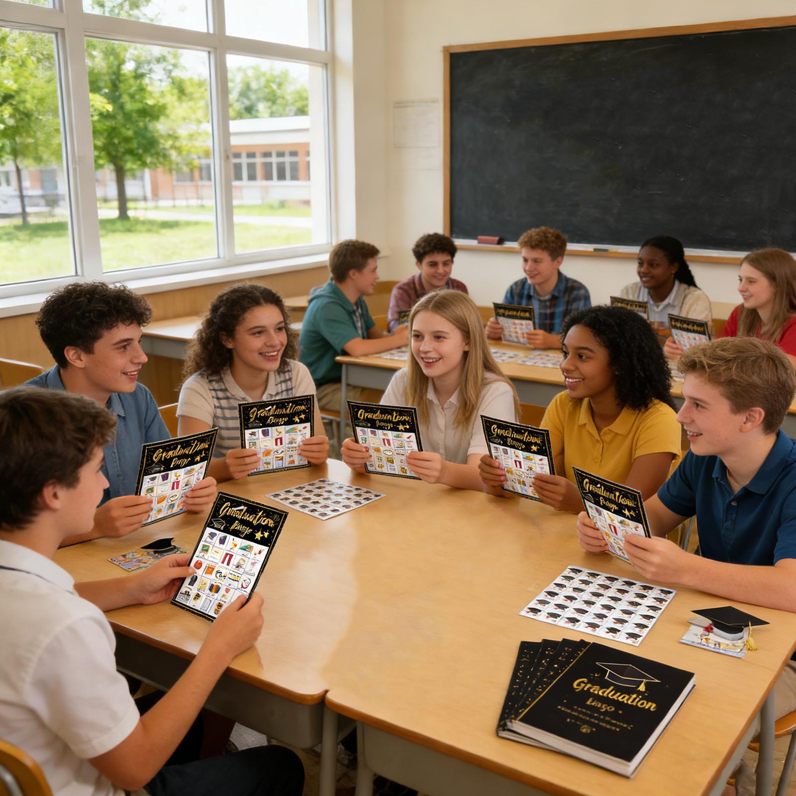 Graduation Bingo Game 24-Playe - Party Games College 评论和价格