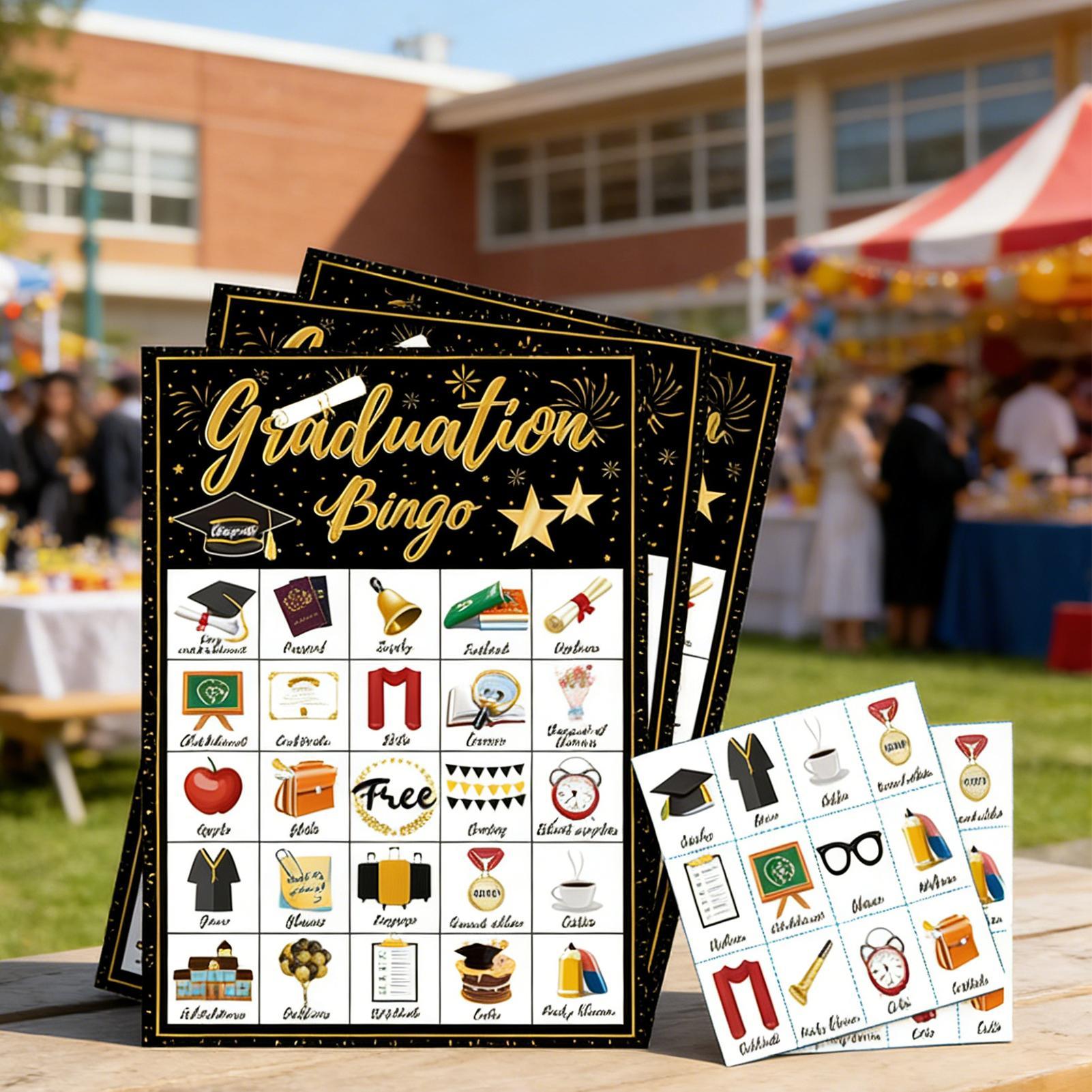 Graduation Bingo Game 24-Playe - Party Games College 评论和价格