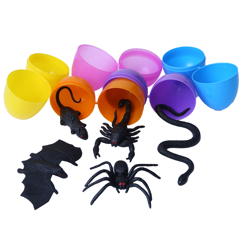12/24Pcs Empty Easter Eggs Pla - Party Games Easter Egg 评论和价格