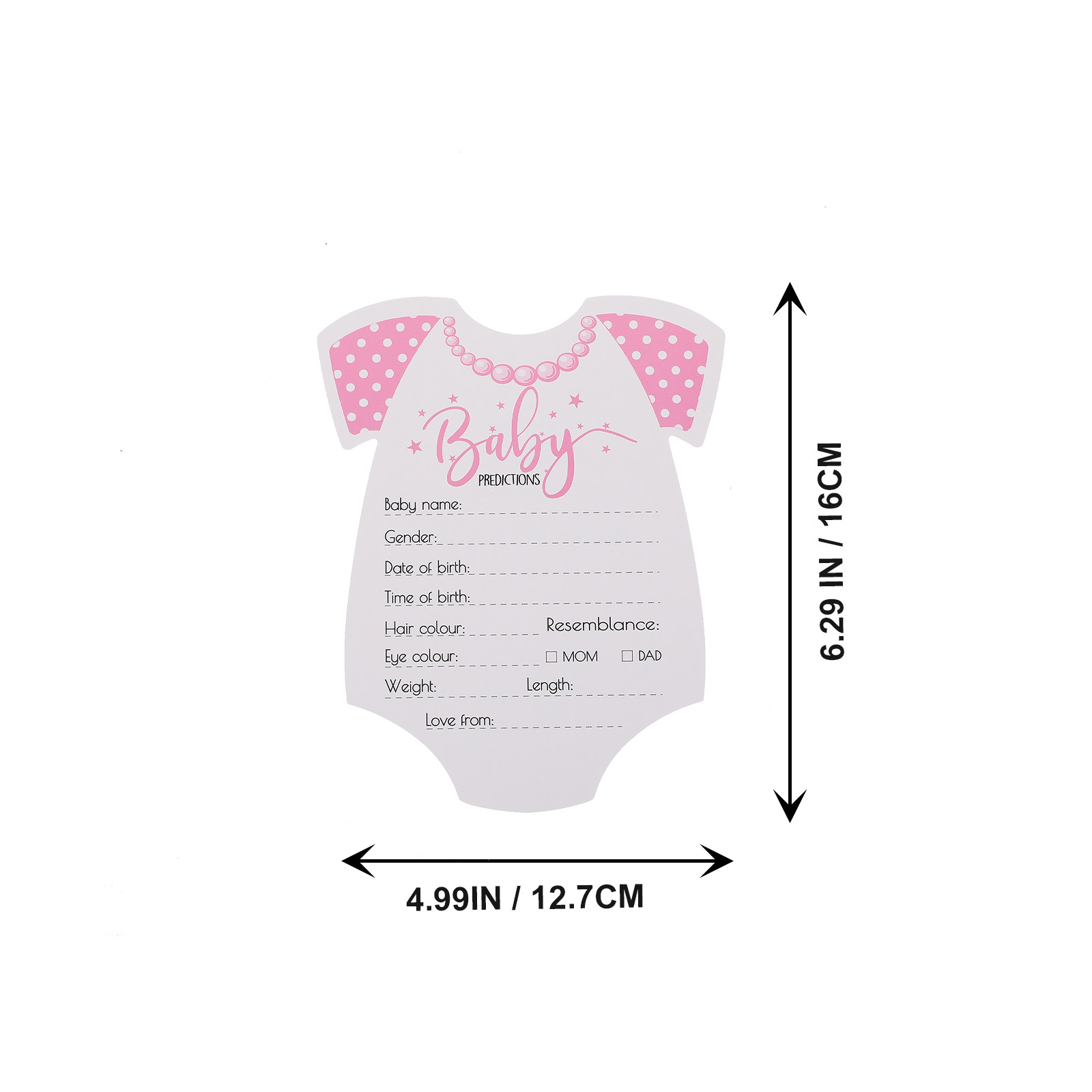 20Pcs Baby Shower Prediction A - Party Games Meaning 评论和价格