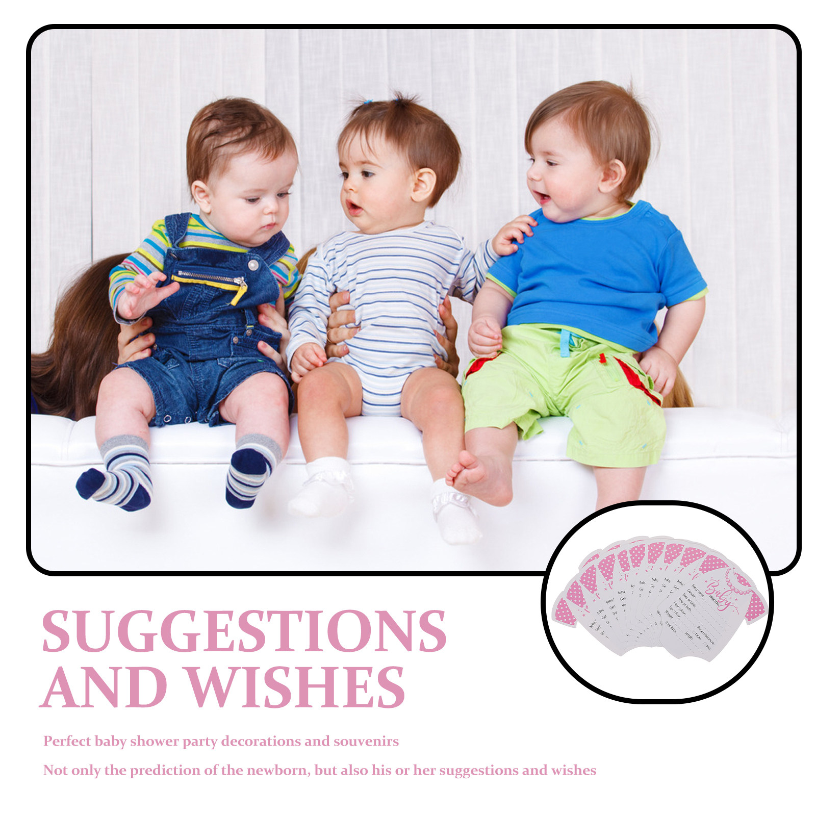 20Pcs Baby Shower Prediction A - Party Games Meaning 评论和价格