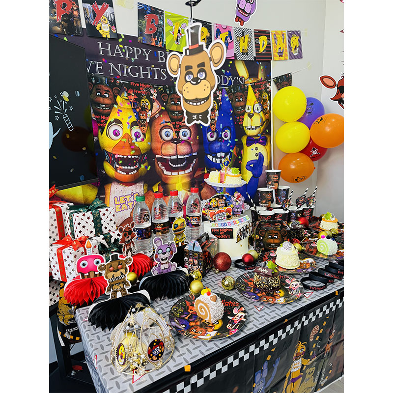 FNAF Themed Paper Plate Cups C - Party Games At Wedding 评论和价格