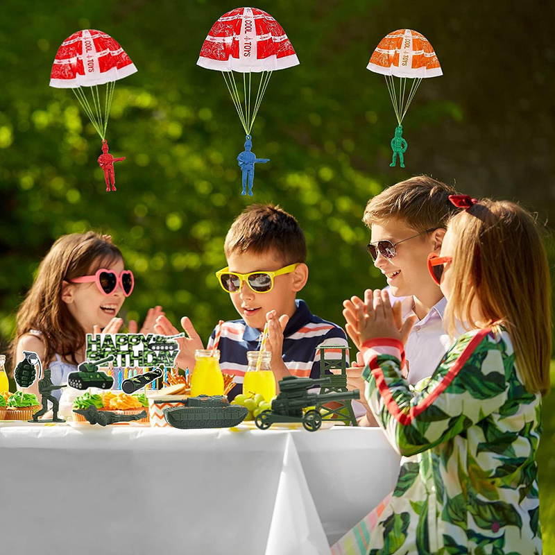 10/100pcs Parachute Toys for K - Party Games Ideas For Kids 评论和价格