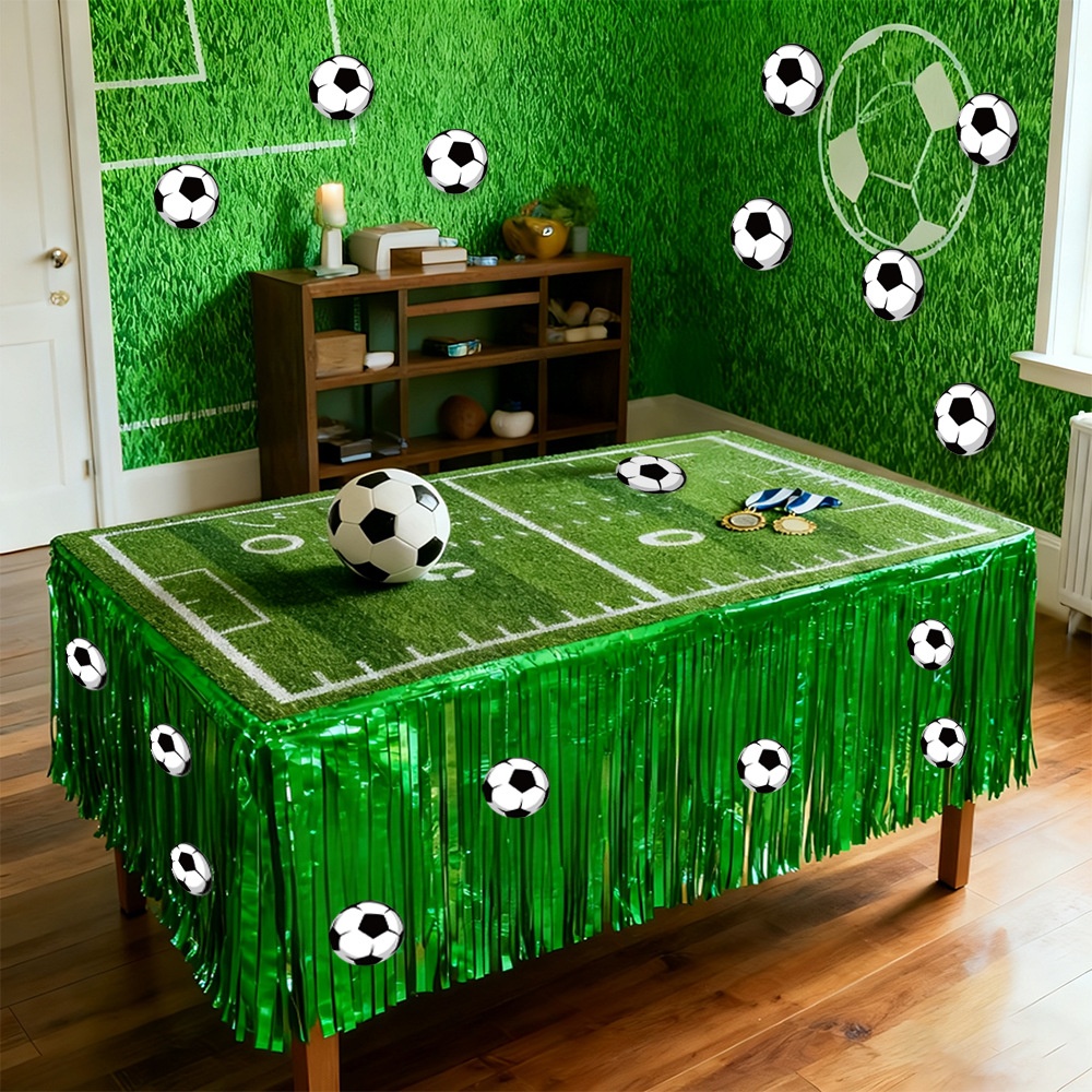 Green Foil Table Skirt and 10  - Party Games At Wedding 评论和价格
