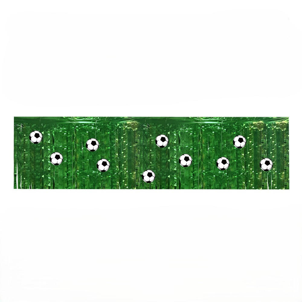 Green Foil Table Skirt and 10  - Party Games At Wedding 评论和价格