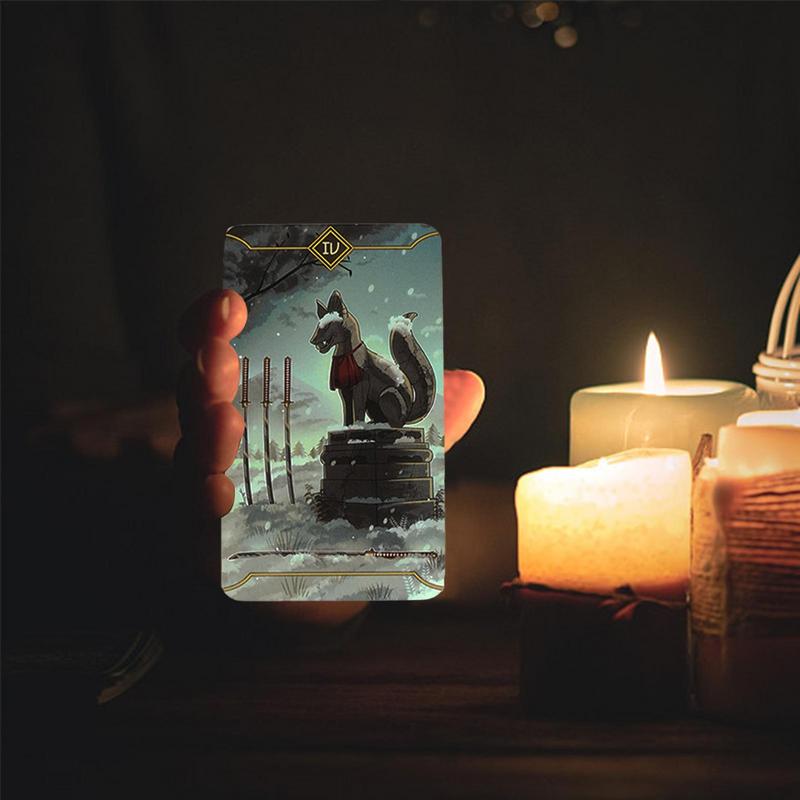 78pcs Tarot Cards Seasonal Fox - Party Games Meaning 评论和价格