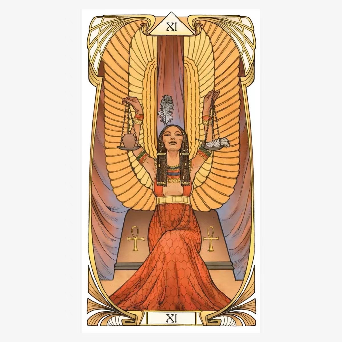 Egyptian Art Nouveau Tarot car - Party Games Meaning 评论和价格